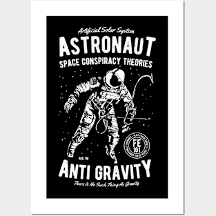 Astronaut Comic Book Style Posters and Art